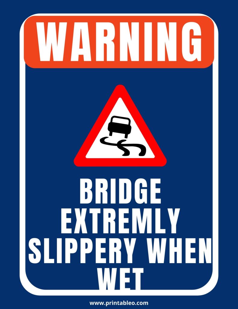 Bridge Extremely Slippery When Wet