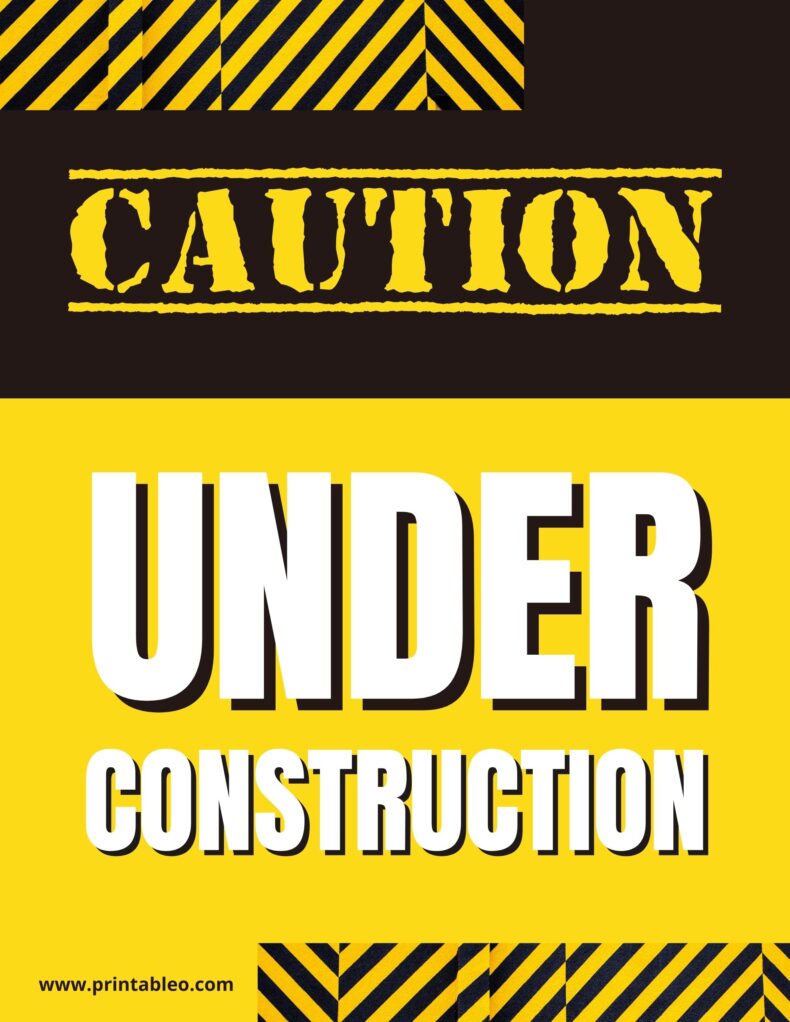 Office Under Construction Sign