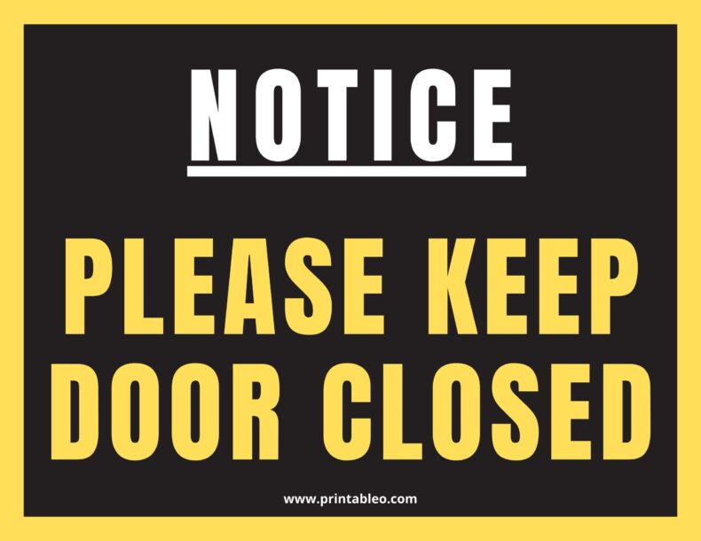 Please Keep Door Closed Sign Pdf Cheapest Retailers Www pinnaxis