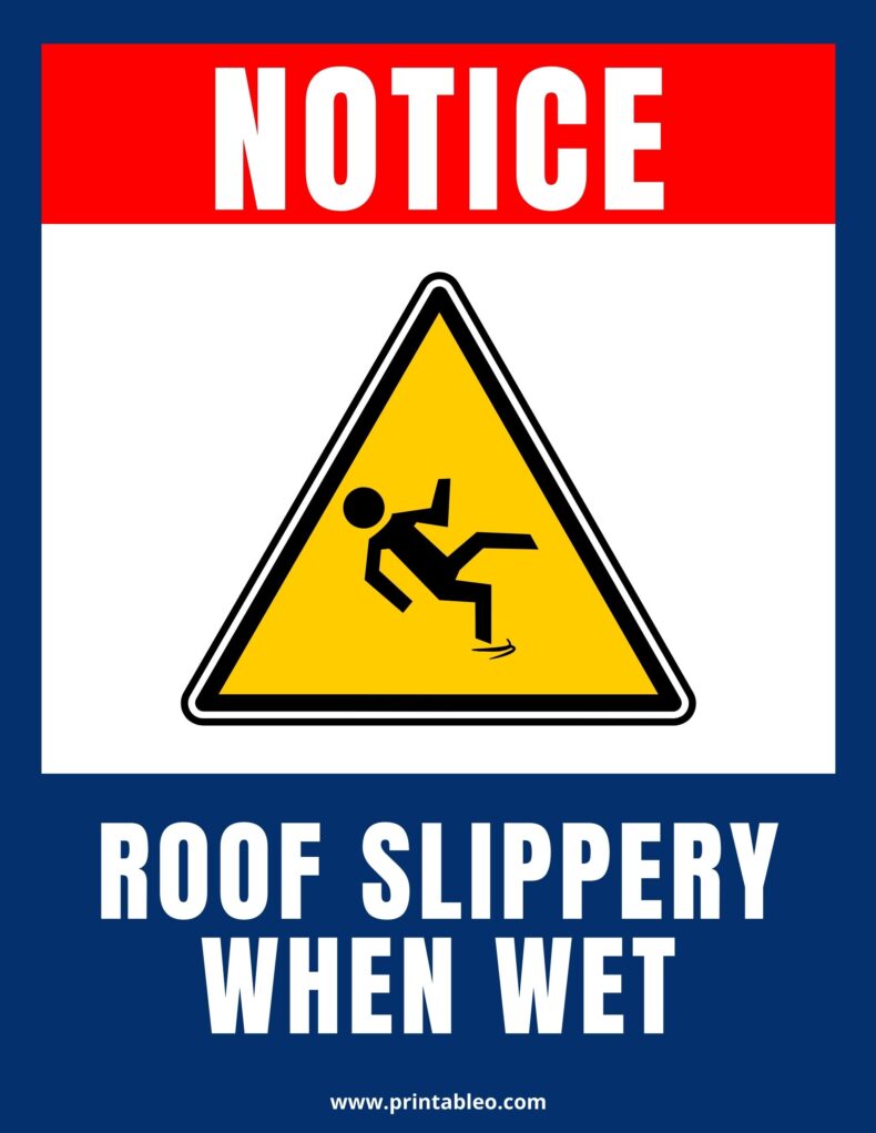 Roof Slippery When Wet