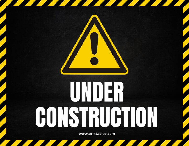 Under Construction Sign Clip Art