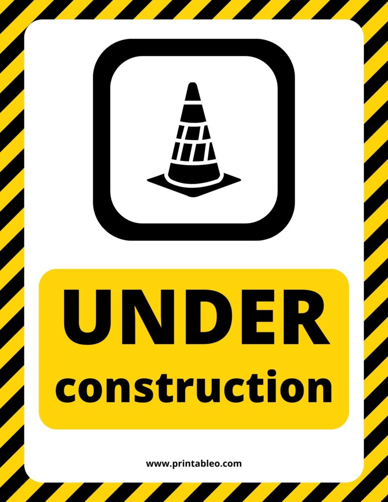 Under Construction Signage