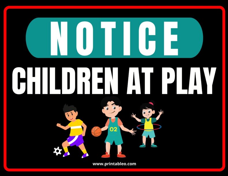 Children At Play Sign PDF
