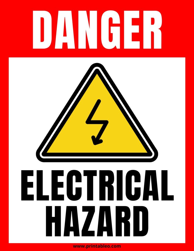 Danger Electrical Sign