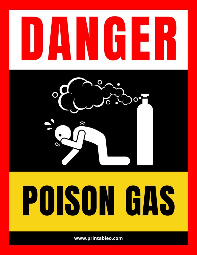 Danger Sign Poison Gas