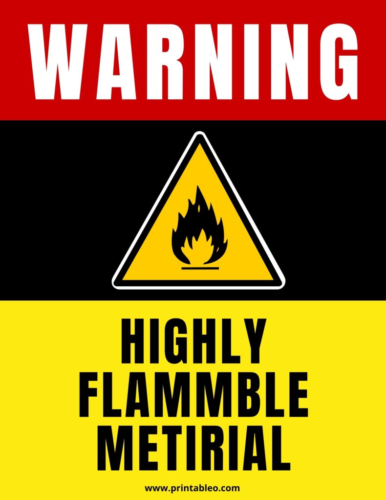 Fire Safety Warning Signs