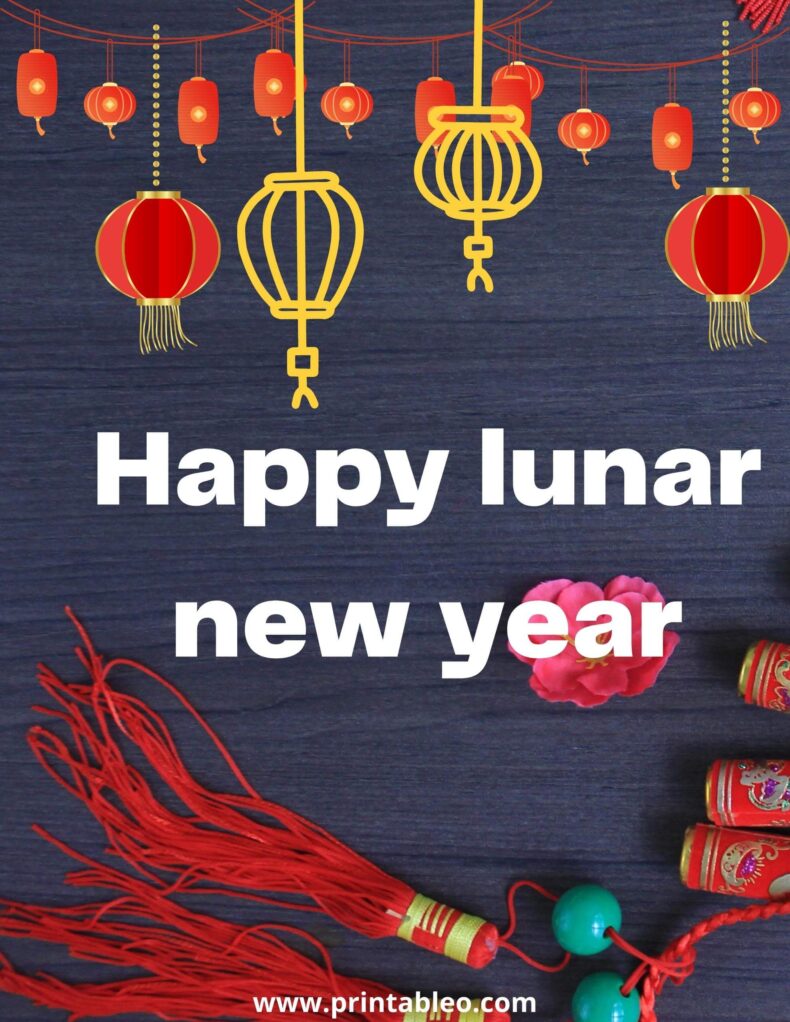 Free Happy Lunar New Year Sign