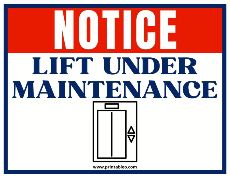 20+ Maintenance Signs Download FREE Printable PDFs