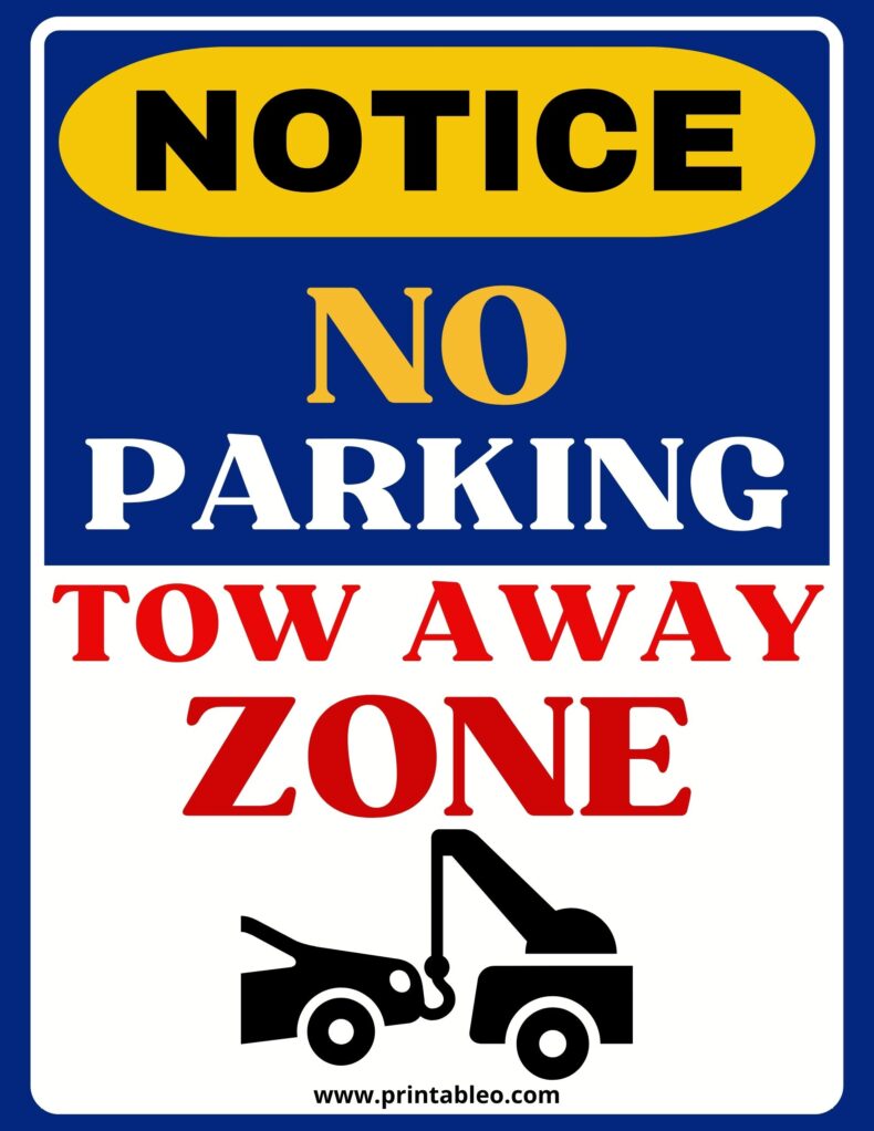 NO PARKING TOW AWAY ZONE
