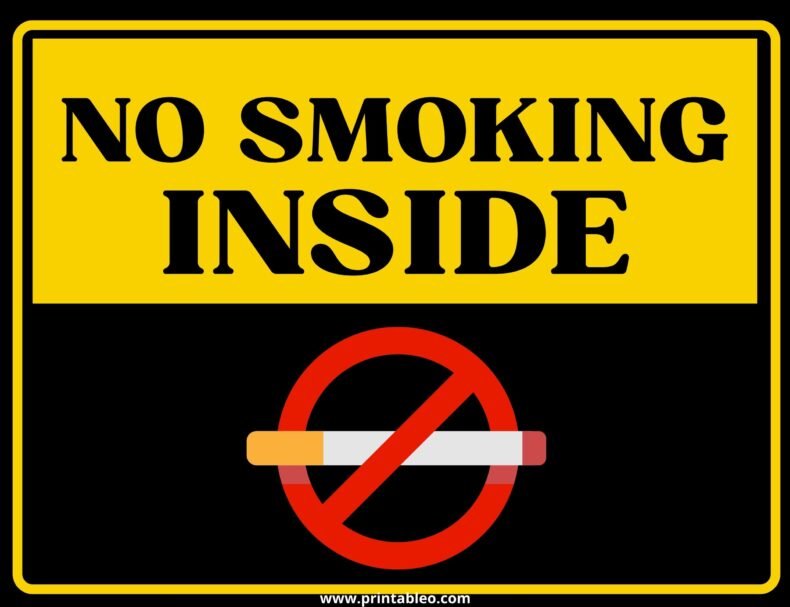 no smoking e cigarettes signs printable White Notice A4 Template rigid 1mm PVC plastic 2-Pack No Smoking Or Vaping