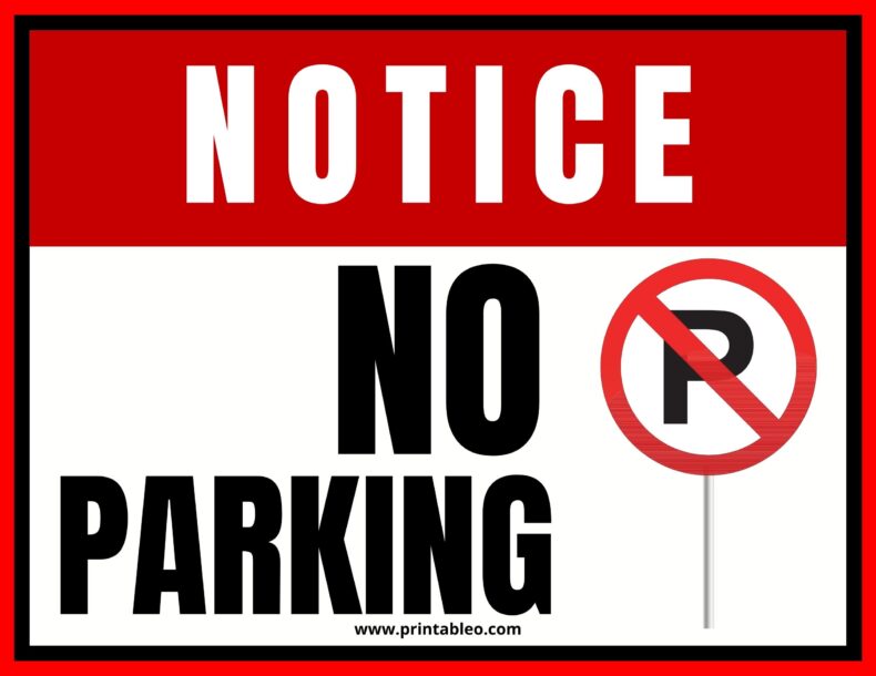 Reserved Parking Sign PDF