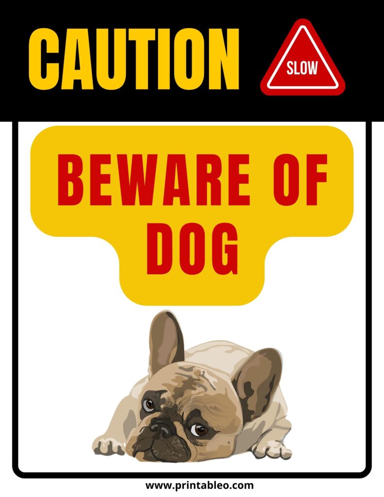 Warning Beware Of Dog Signs