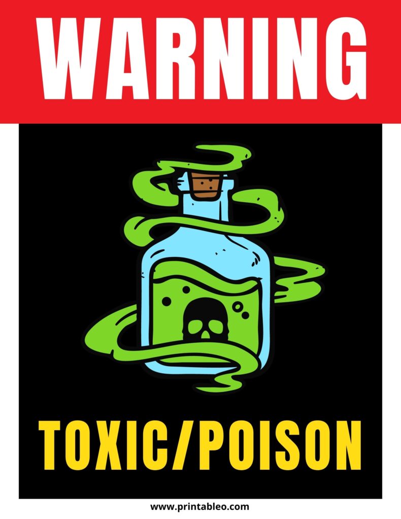 Warning Sign Toxic Poison Symbol