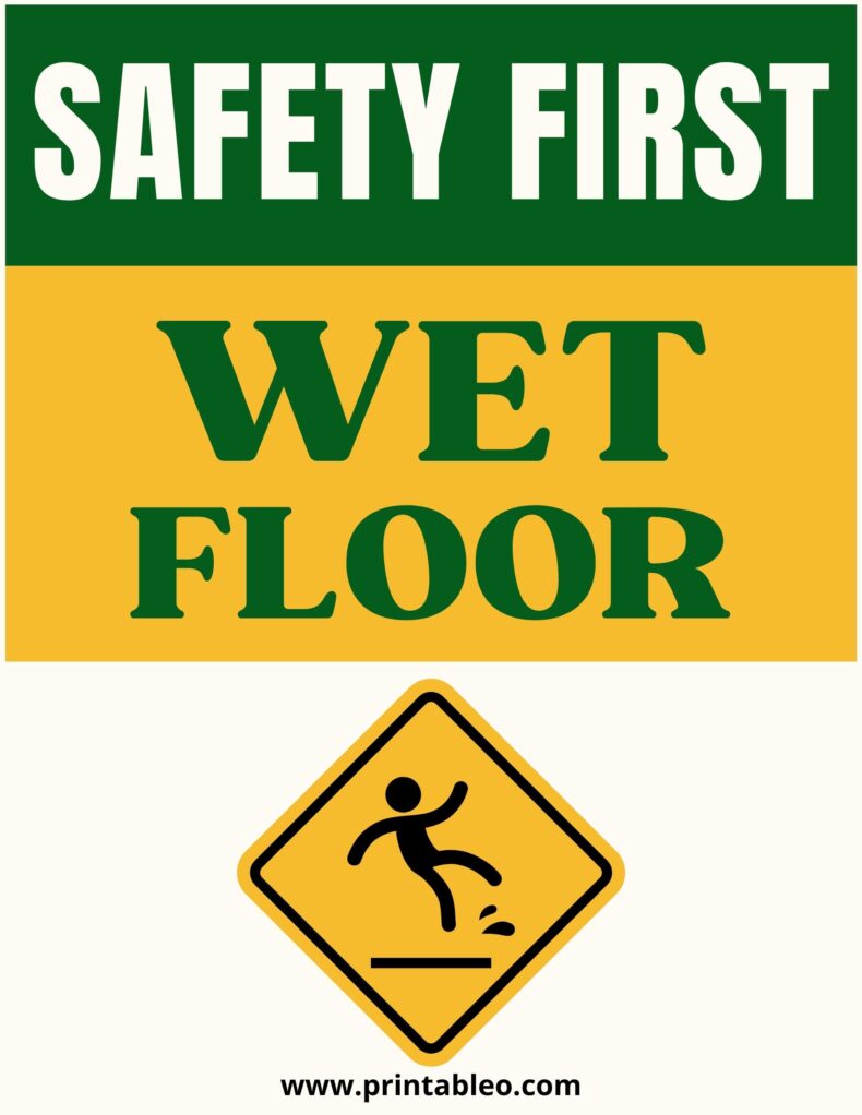 Wet Floor Safety Signs