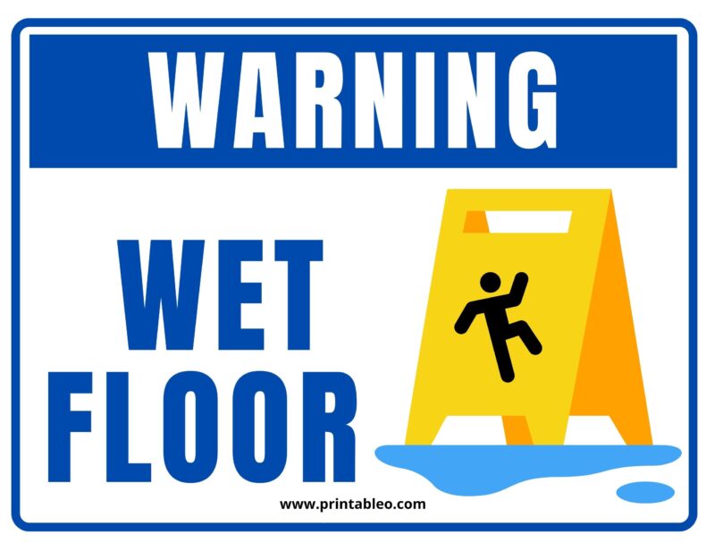 Wet Floor Warning Signs