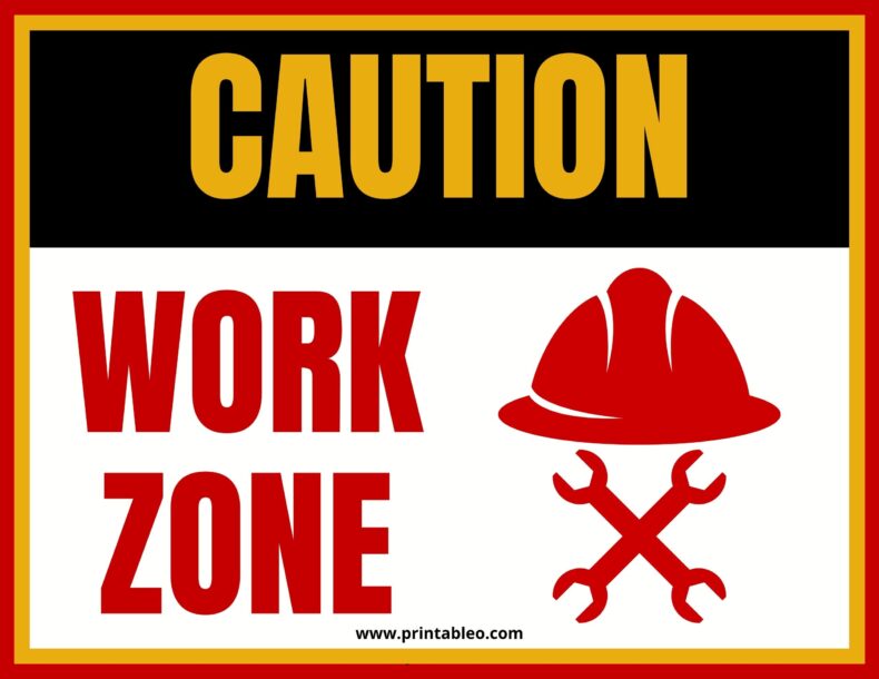 Work Zone Safety Signs 