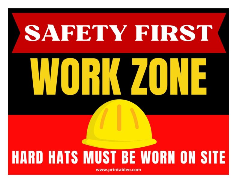 Work Zone Safety Sign