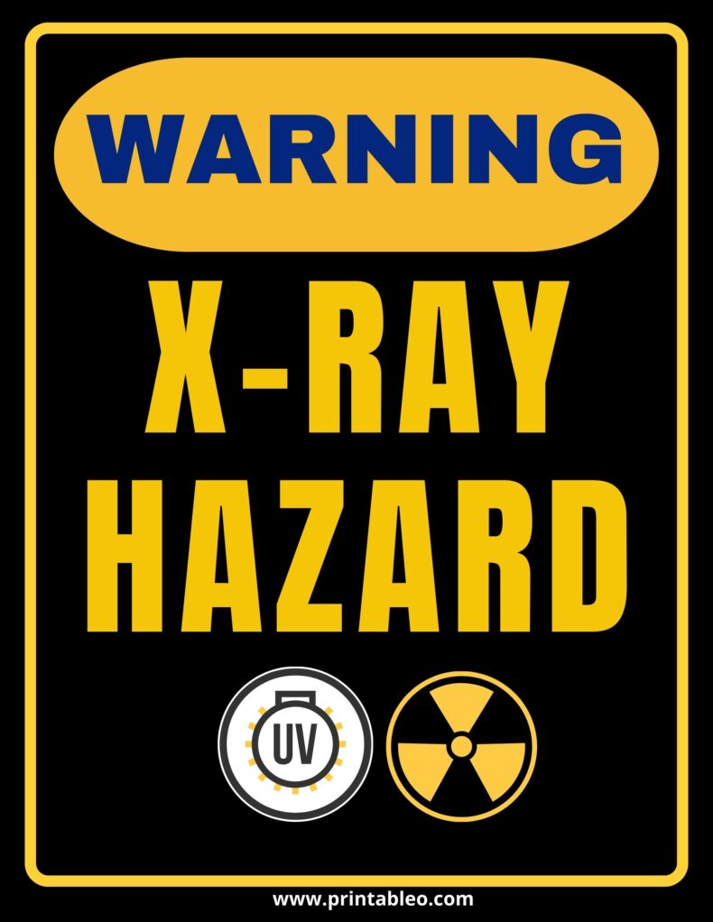 X Ray Hazard Sign PDF