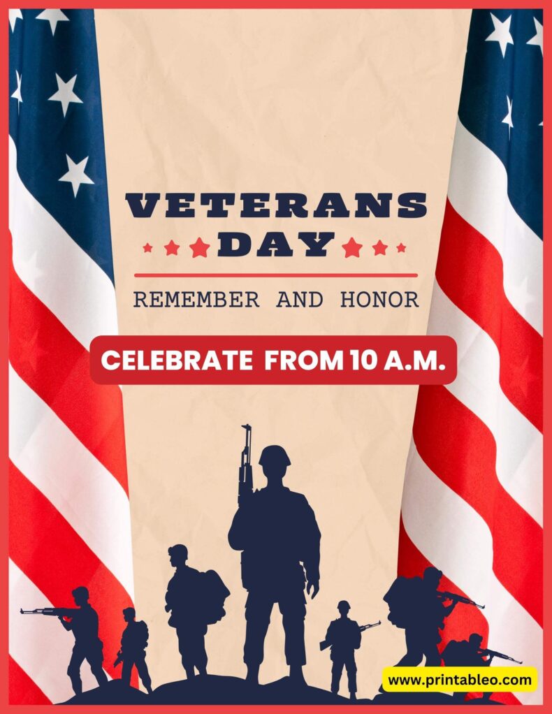 Celebrating Veterans Day Hours Day Sign