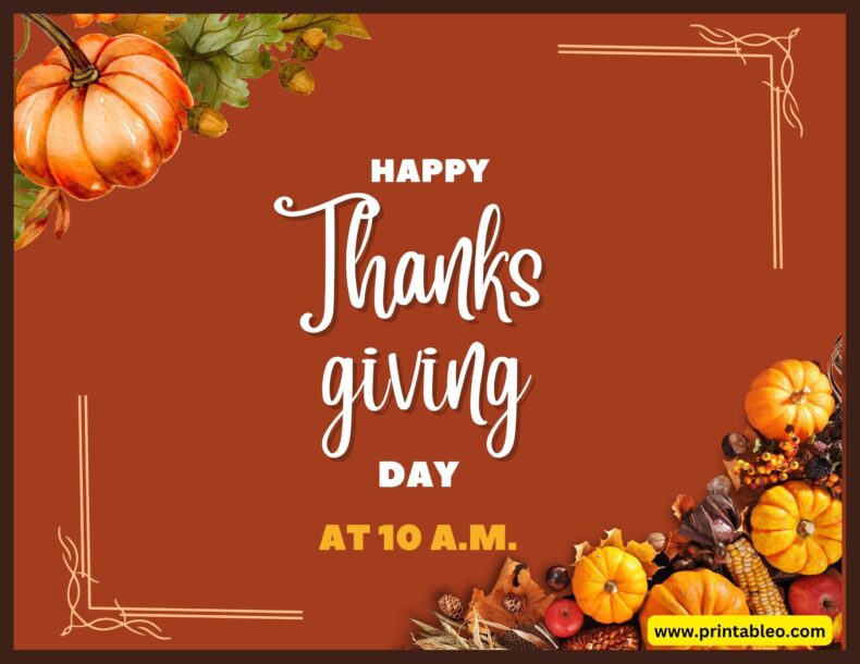 Happy Thanksgiving Day Hours Signs