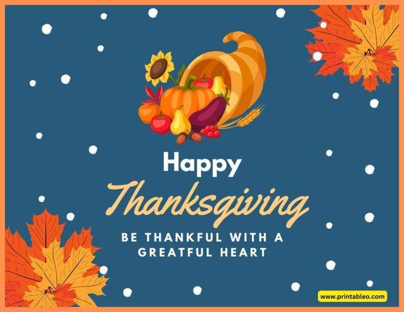 Happy Thanksgiving Day Sign Template