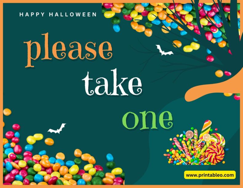 Please Take One Candy Sign