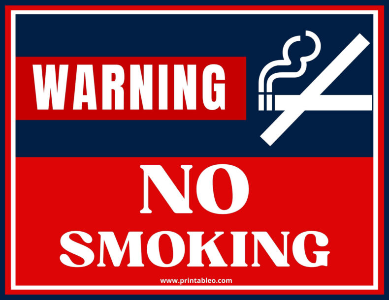 Printable No Smoking Sign Free Printable Signs Off