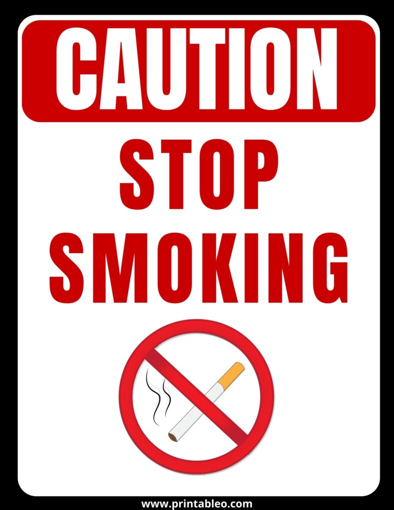 Stop Smoking Sign