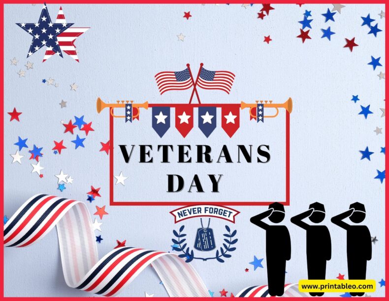 Veterans Day Signage Printable