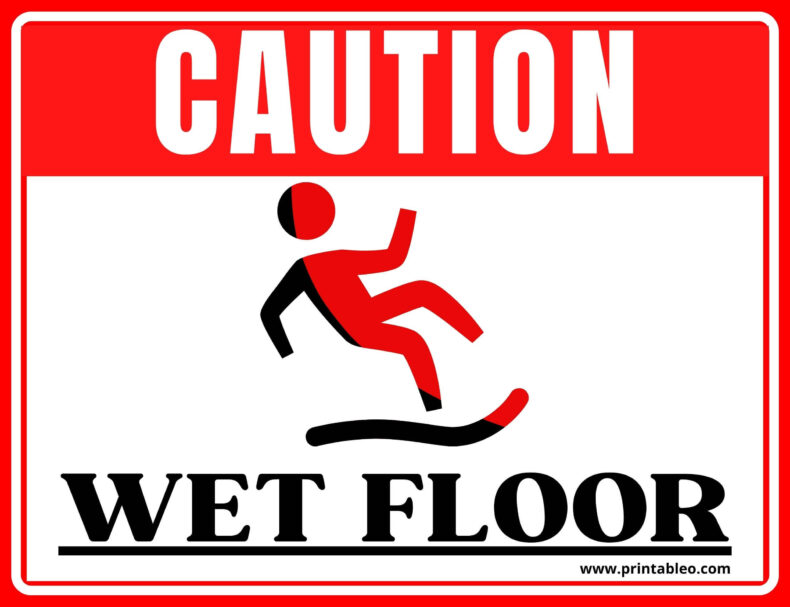 Wet Floor Caution Signs