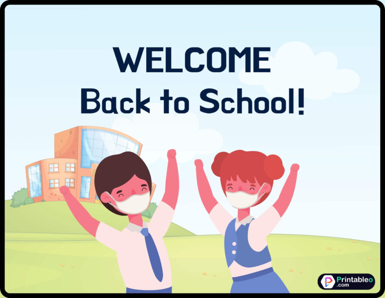 Back To School Welcome Signs