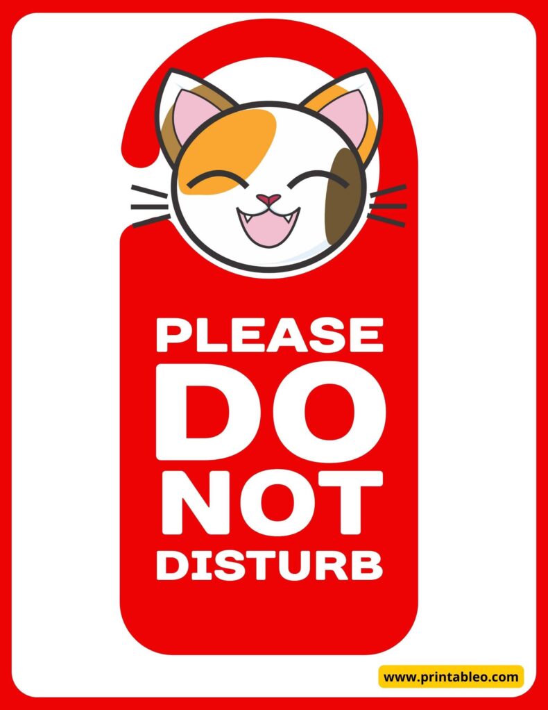 Cute Do Not Disturb Sign
