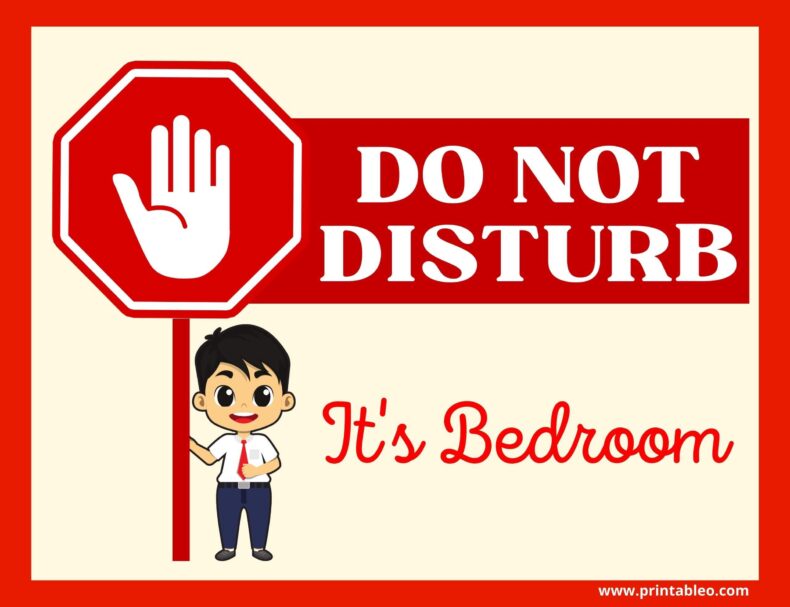 Do Not Disturb Sign For Bedroom Door
