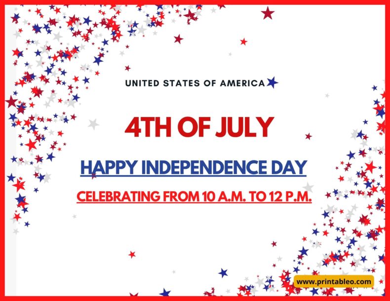 Happy Independence Day Hours Sign