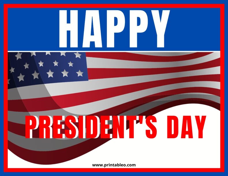 Happy President_s Day Sign