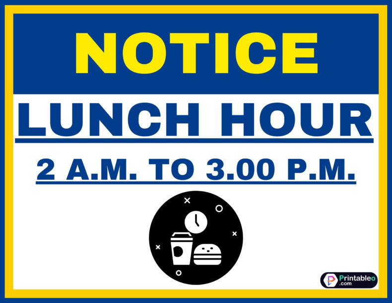 25 Printable Out To Lunch Sign Download Free Pdfs