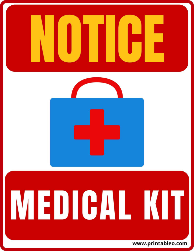 Medical Kit Sign