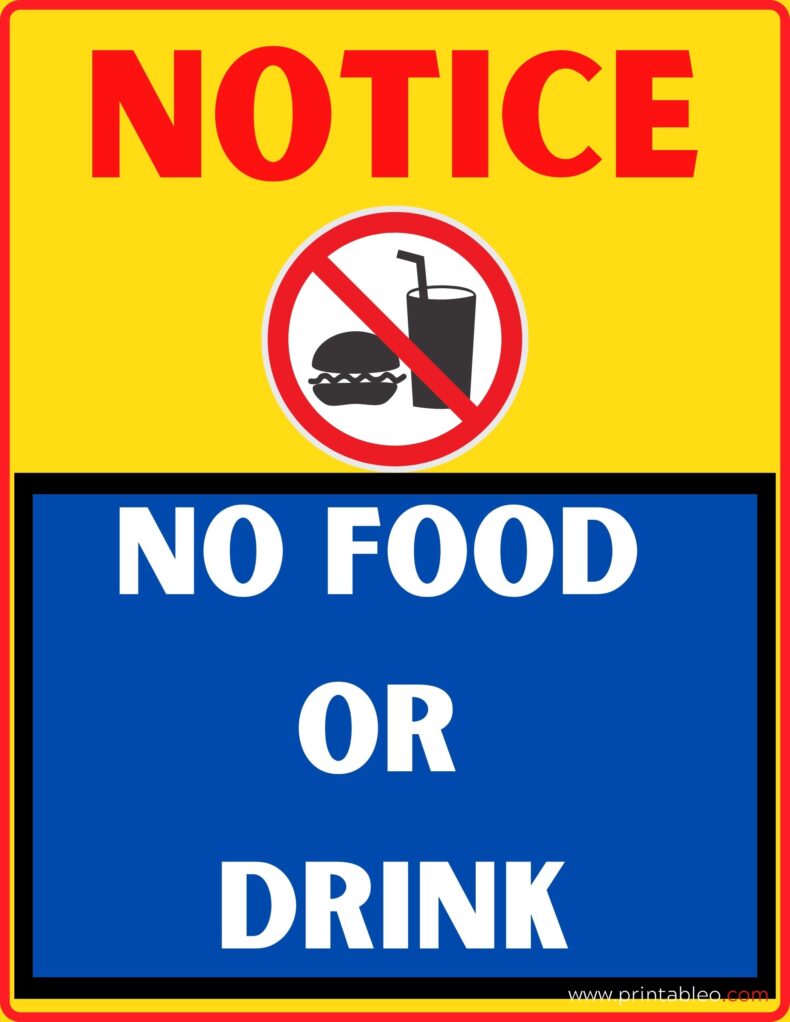 No Food Or Drink Symbol