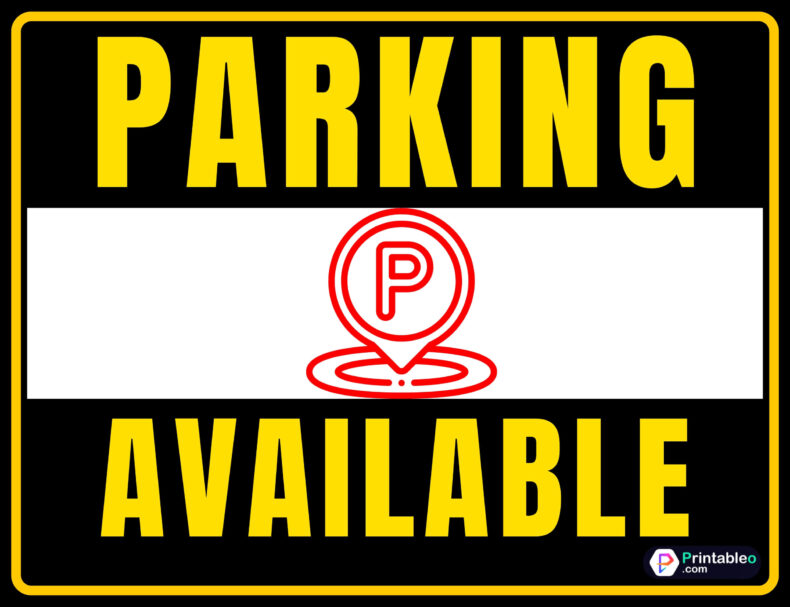 Parking Available Signs
