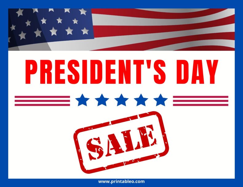 President_s Day Sale Sign