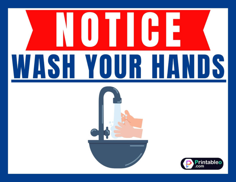 Printable Wash Your Hands Signs