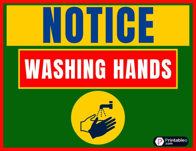 Signs For Washing Hands