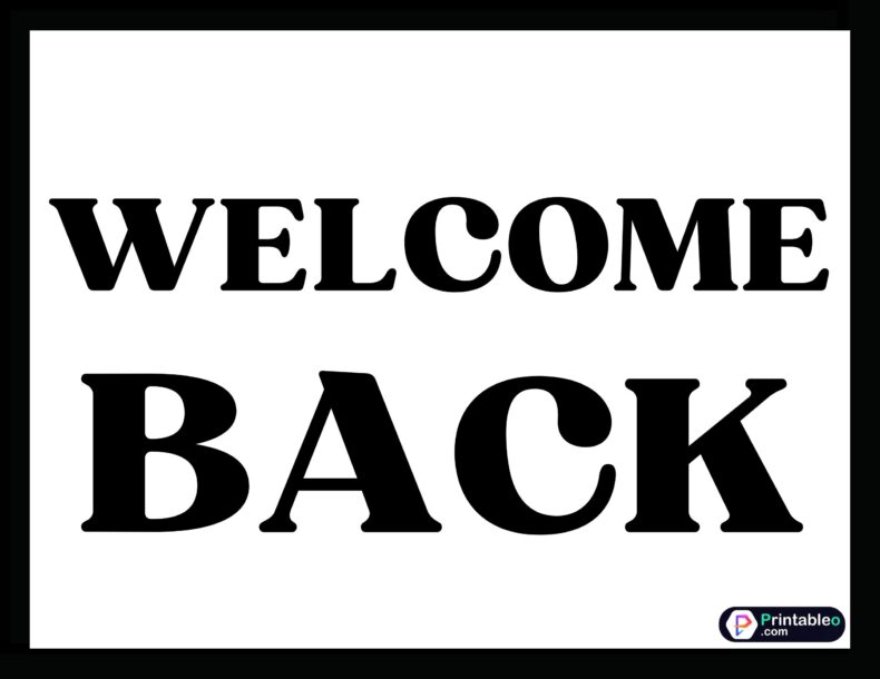 Welcome Back Teacher Signs