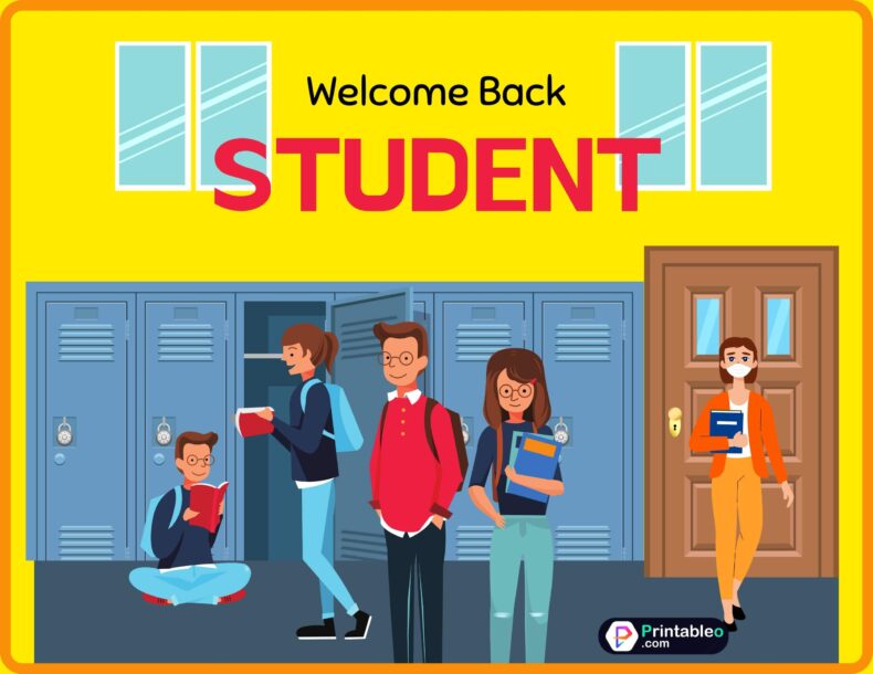 Welcome Back Students Signs