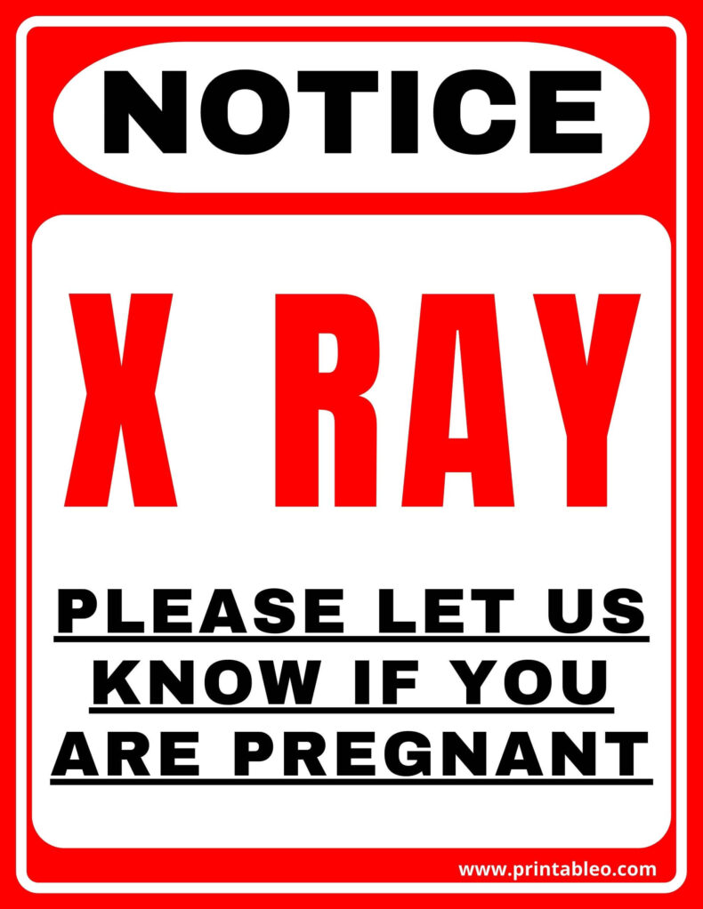 X Ray Pregnancy Sign