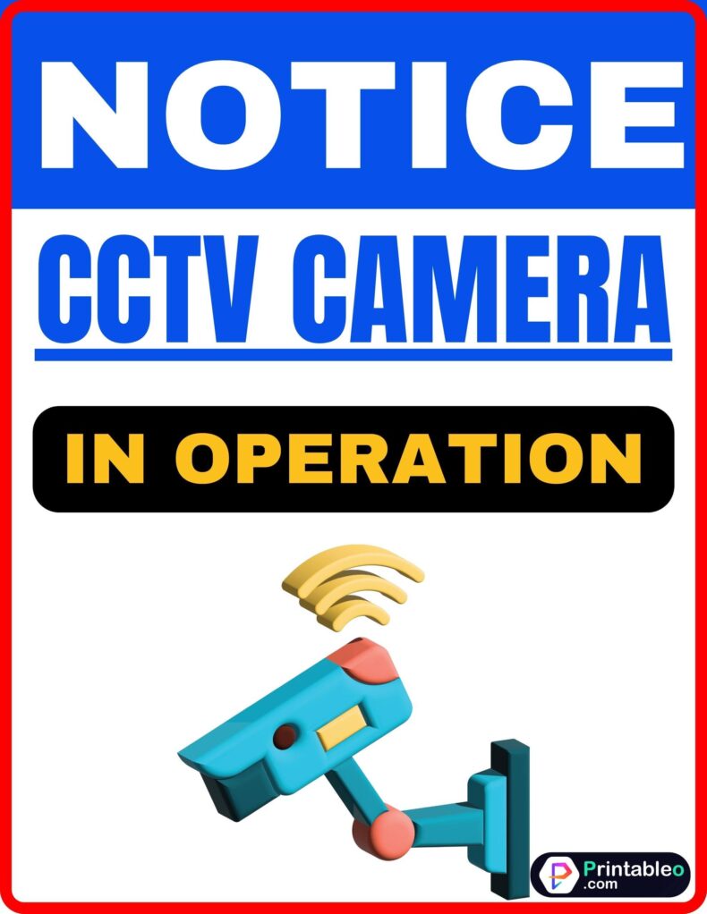 CCTV Camera Signs