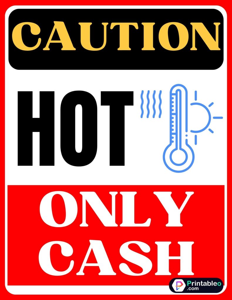 Caution Sign-Hot Keep Away
