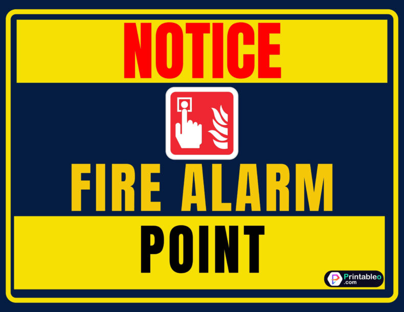 Fire Alarm Point Sign