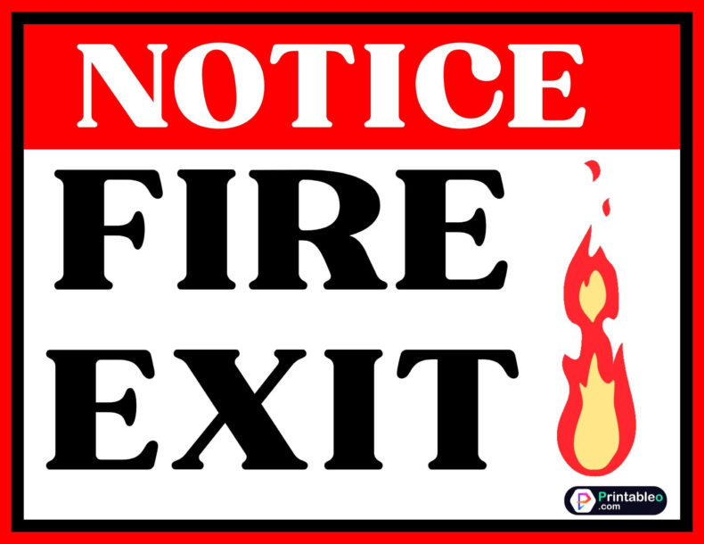 Fire Exits Signs