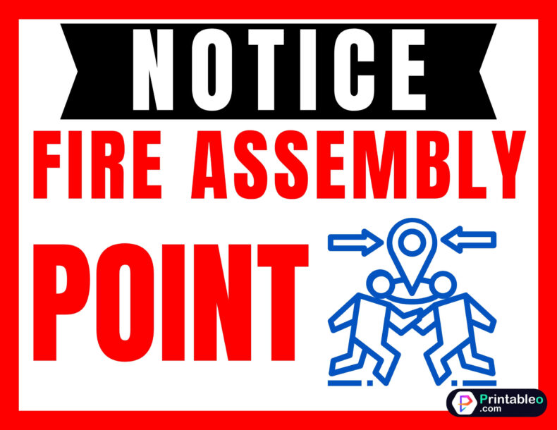 Fire assembly Point Sign PDF